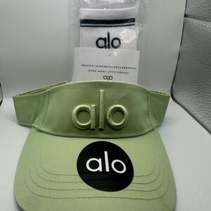 ALO Visor and ONE Pair of ALO Crew socks